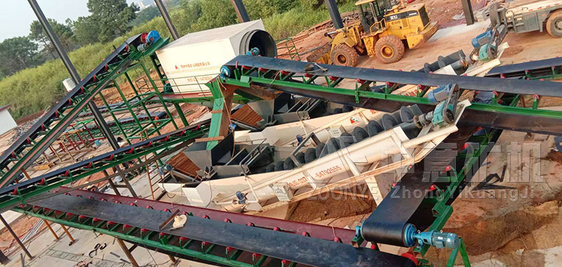 中意 建筑垃圾破碎設(shè)備安裝現(xiàn)場(chǎng)