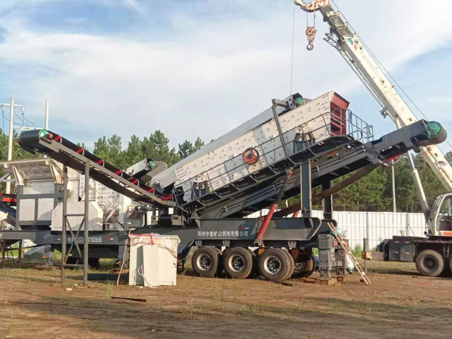 廣東汕尾時(shí)產(chǎn)100噸移動(dòng)破碎篩分一體機(jī)即將投產(chǎn)