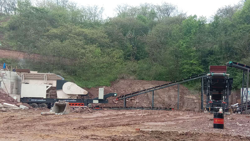 移動式青石破碎生產(chǎn)線