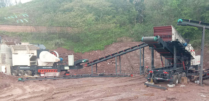 移動石子機安裝現(xiàn)場