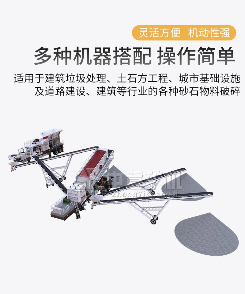 移動破碎機(jī)能力大