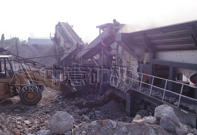 山西大型建筑垃圾再生利用生產線