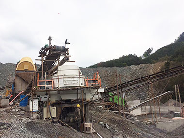 時產50-80噸的小型移動砂石料生產設備砂石料加工效果如何？多少錢一套？