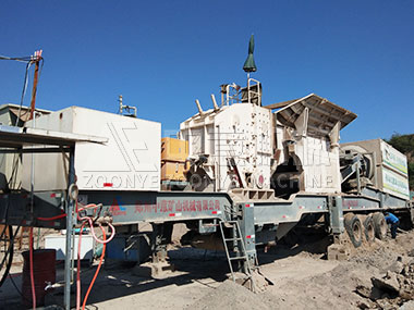 建筑垃圾如何處理？中意移動破碎站在建筑固廢資源化投產(chǎn)案例