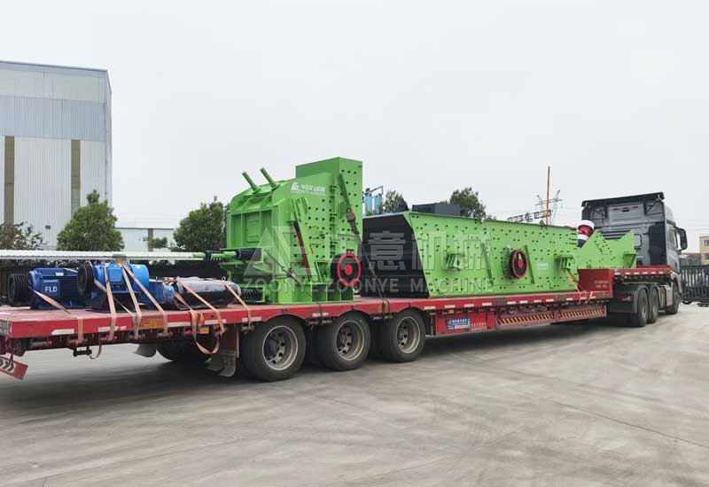 裝修垃圾處理設備發(fā)貨