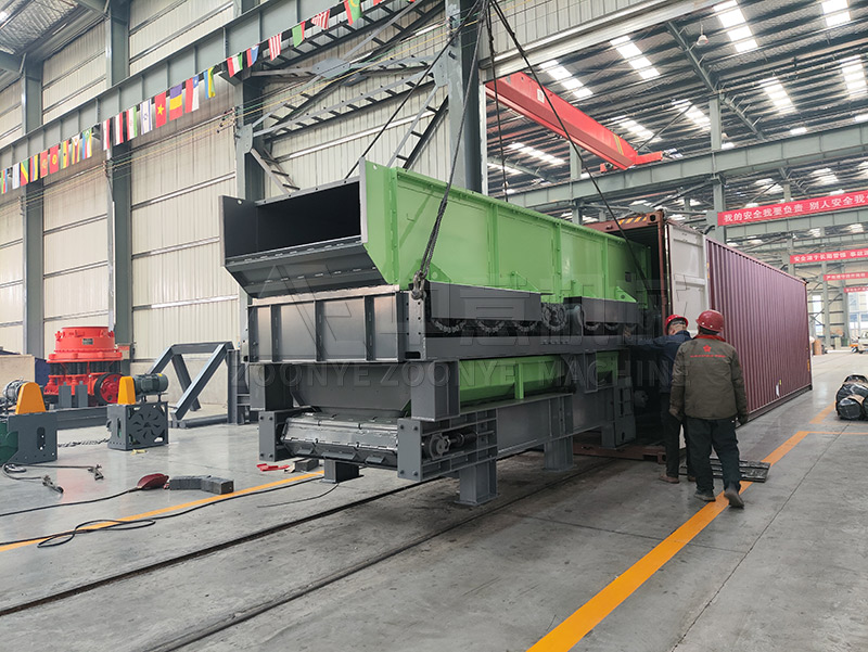 砂石處理設備發(fā)貨現(xiàn)場