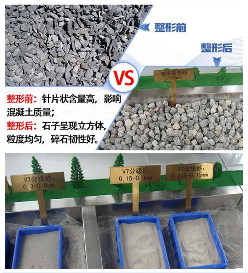 河卵石制砂后產(chǎn)品 河卵石制砂后產(chǎn)品